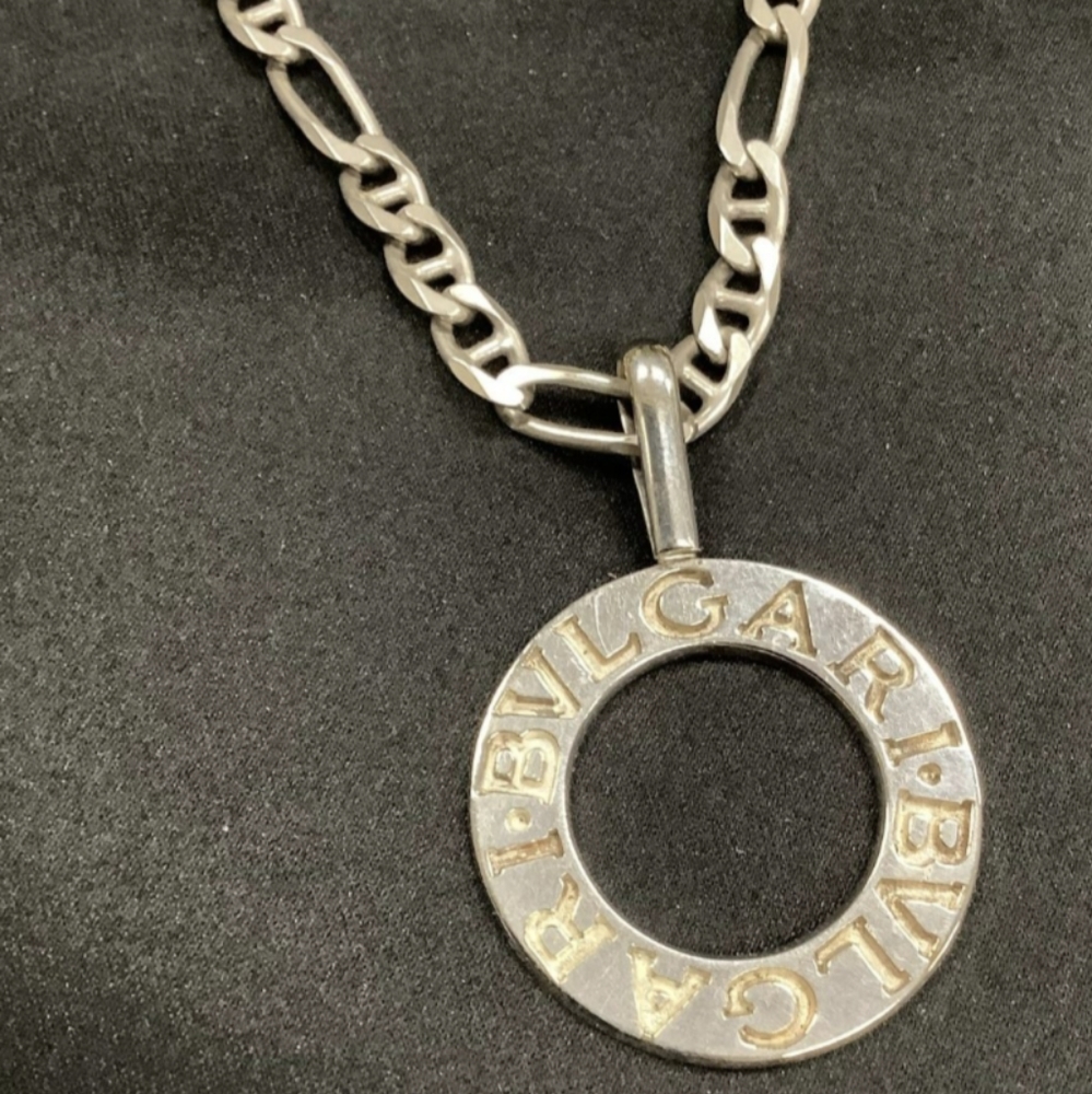Authentic BVLGARI PENDANT WITH 925 NECKLACE - Picture 2 of 2